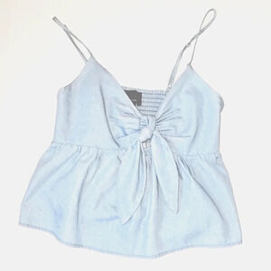LUMIERE ruffle crop top